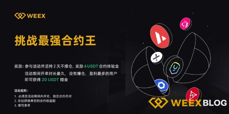 WEEX社群活跃度位居中文Crypto第二，交易所第一