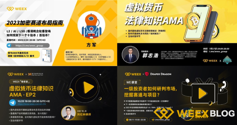 WEEX社群活跃度位居中文Crypto第二，交易所第一