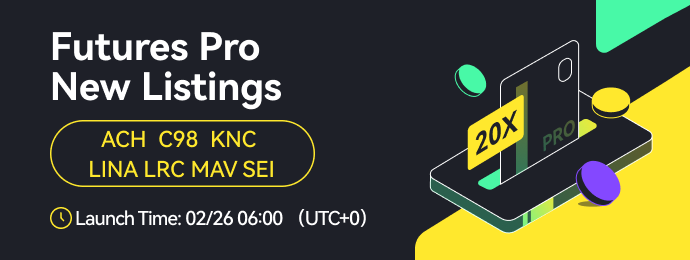 WEEX Futures Pro Launches ACH/ C98/ KNC/ LINA/ LRC/ MAV/ SEI USDT-M ...