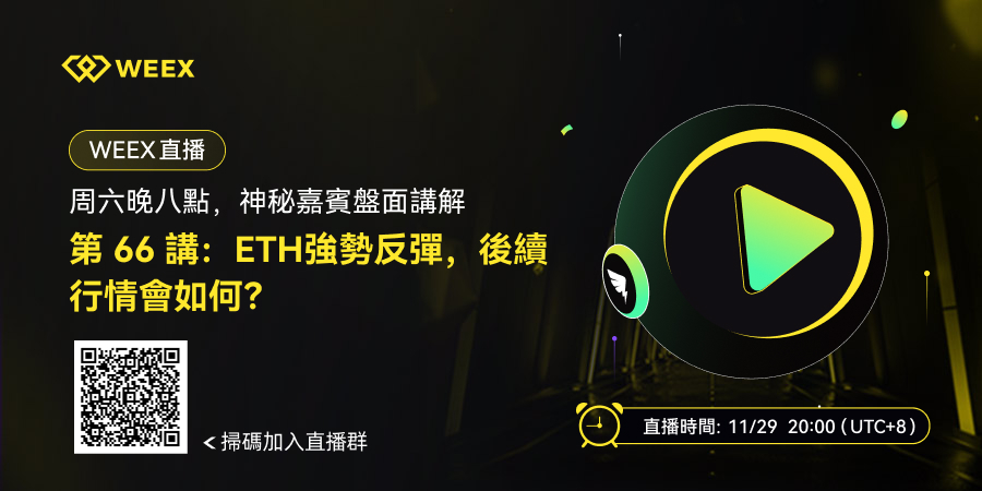 【WEEX直播】ETH强势反弹，后续行情会如何