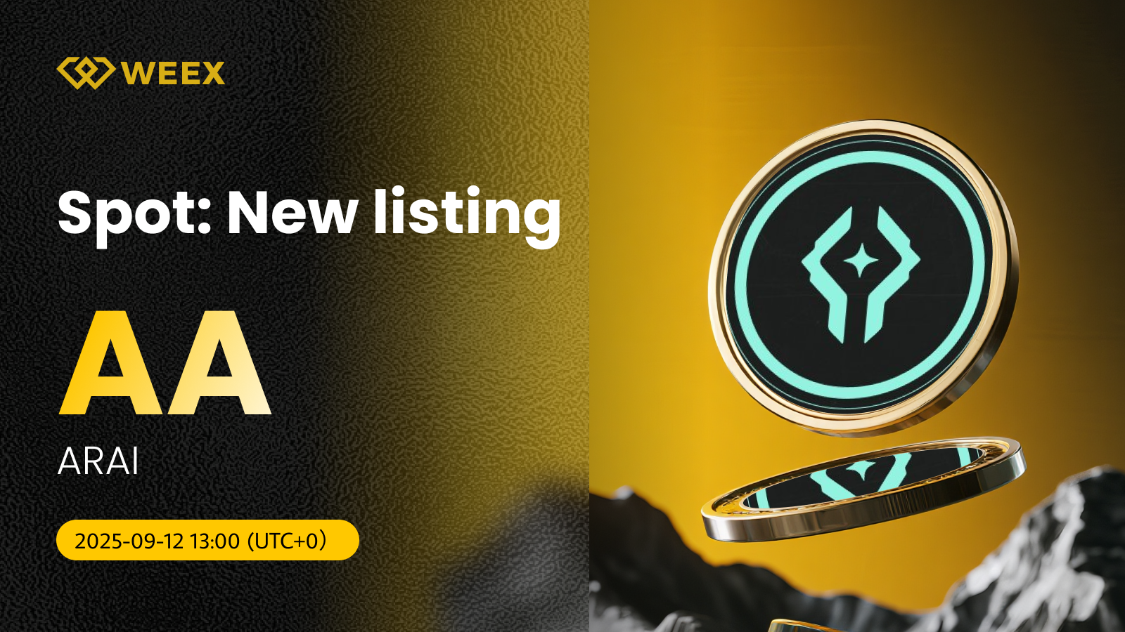 New Listing: AA/USDT Spot Trading Available on WEEX from Sep
